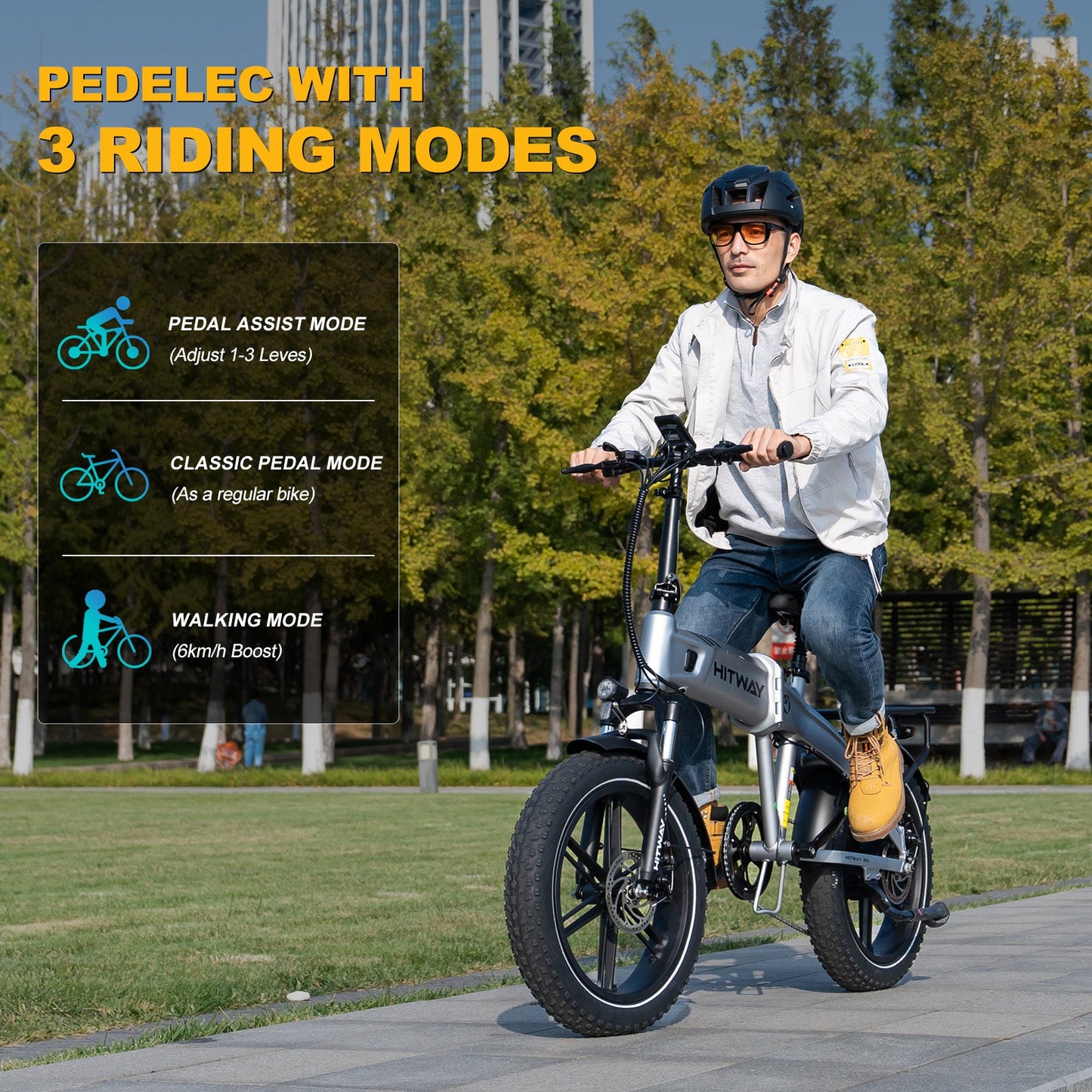 BK36 Bicicletta Elettrica Pieghevole
