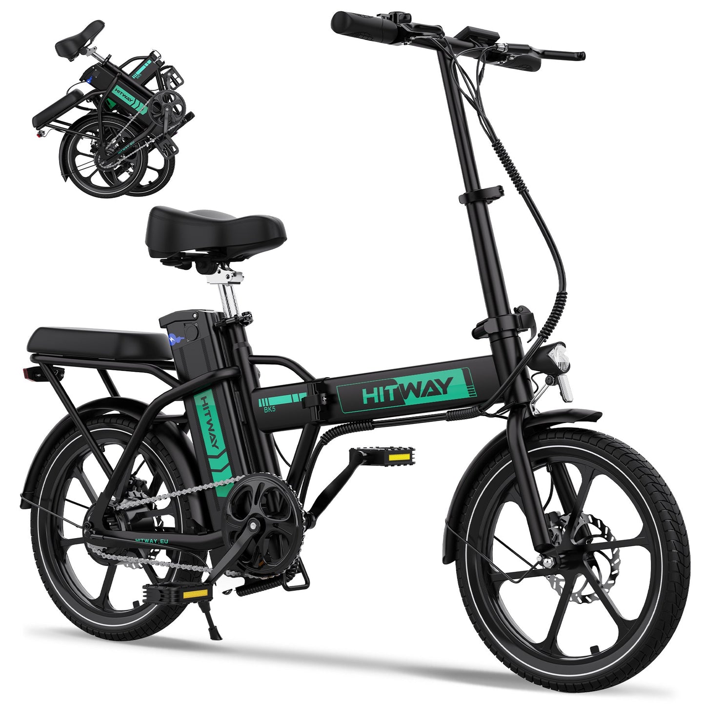 BK5S Bicicletta Elettrica Pieghevole