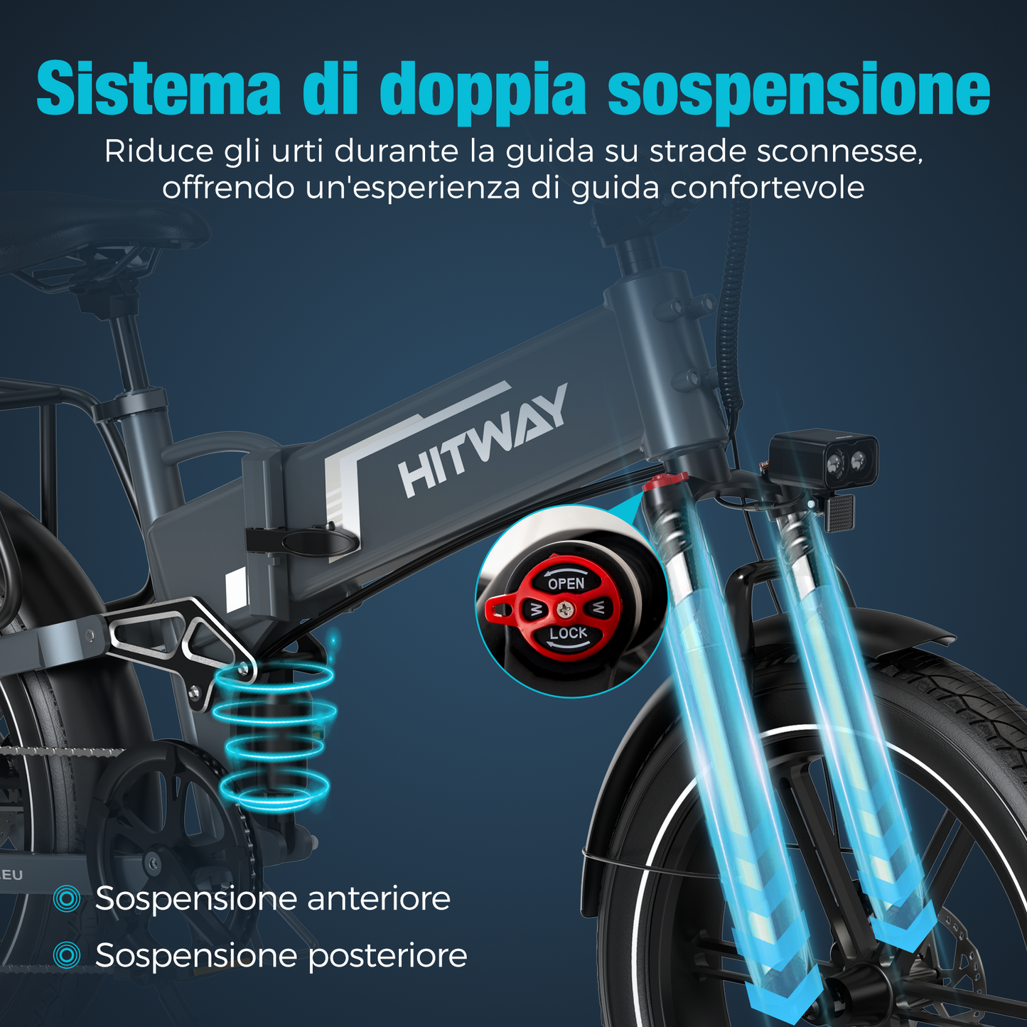 BK10S Pro Bicicletta Elettrica Pieghevole