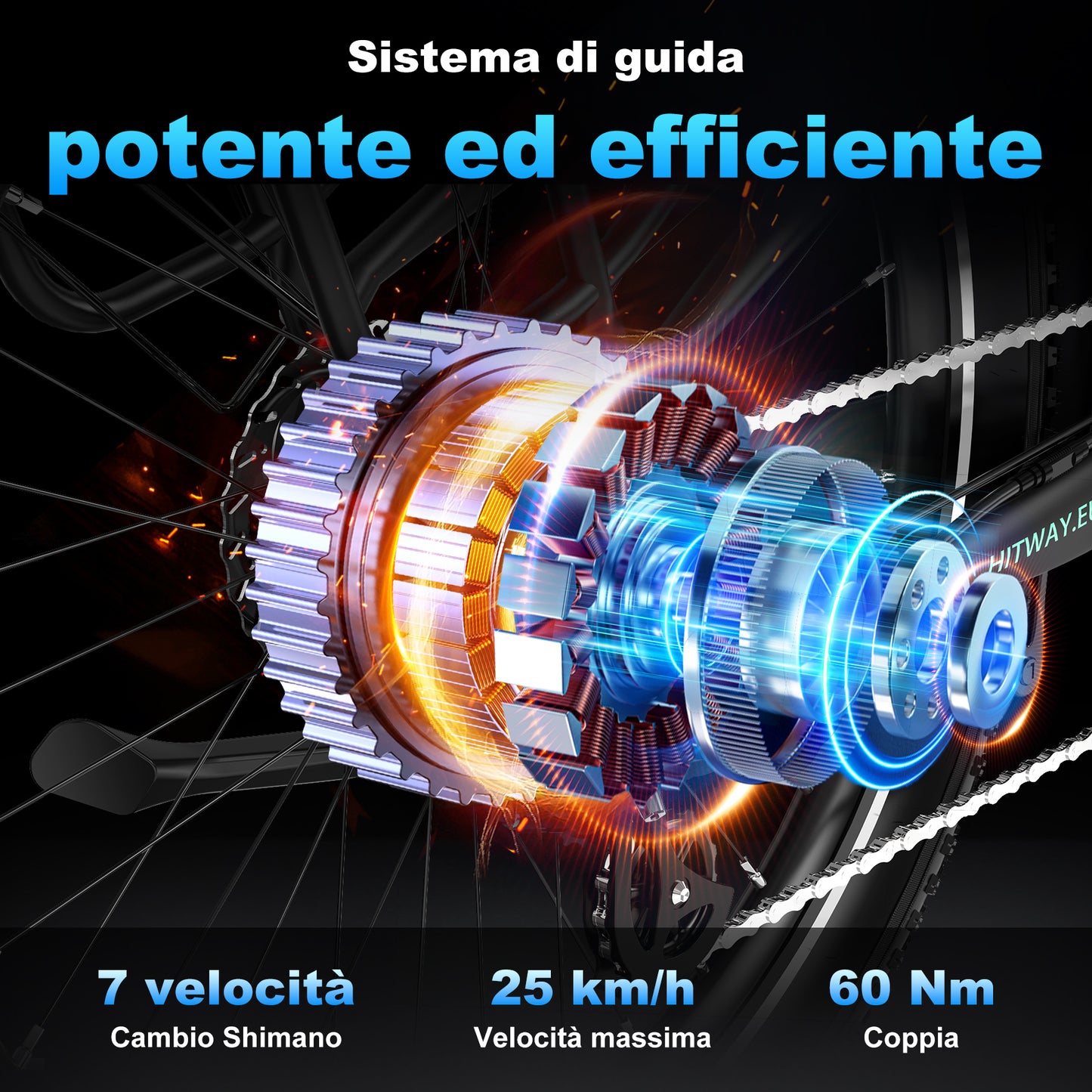 BK16 Bicicletta Elettrica