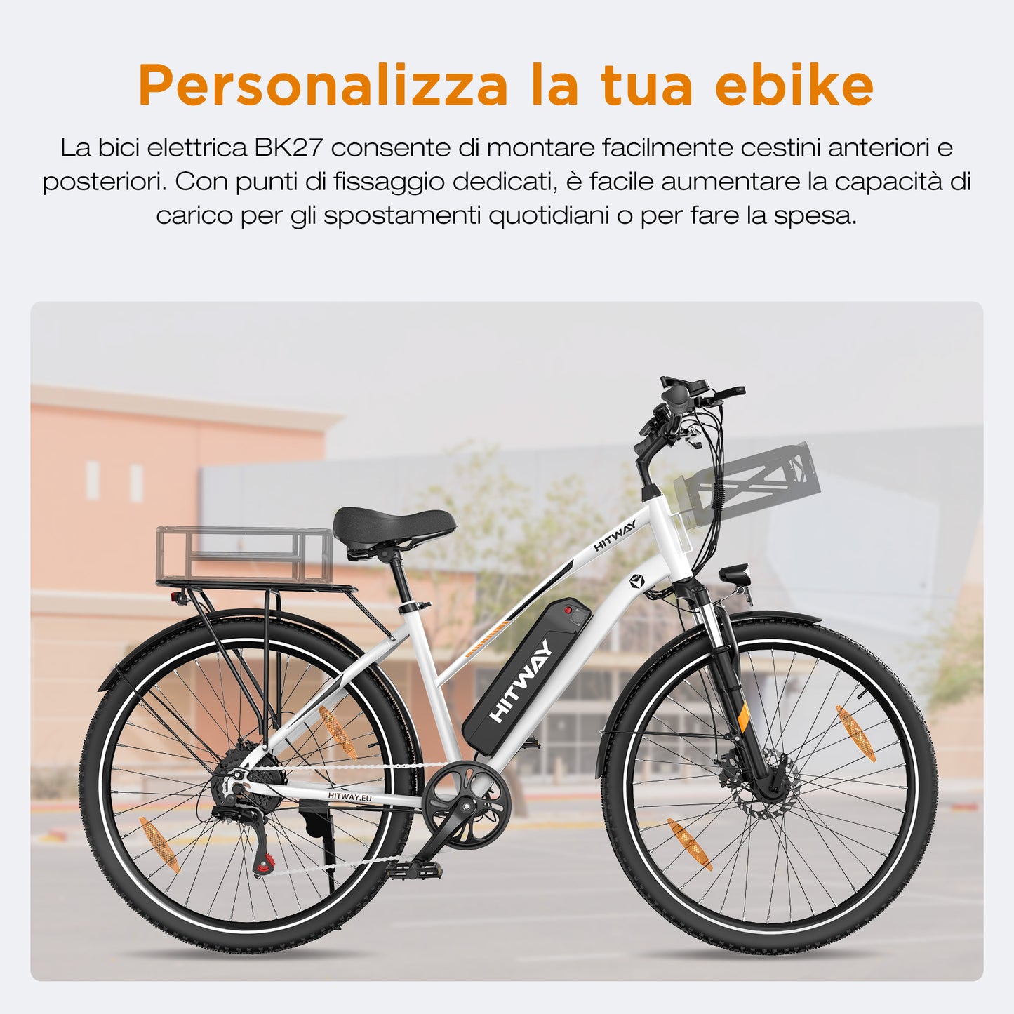 BK27S Bicicletta Elettrica