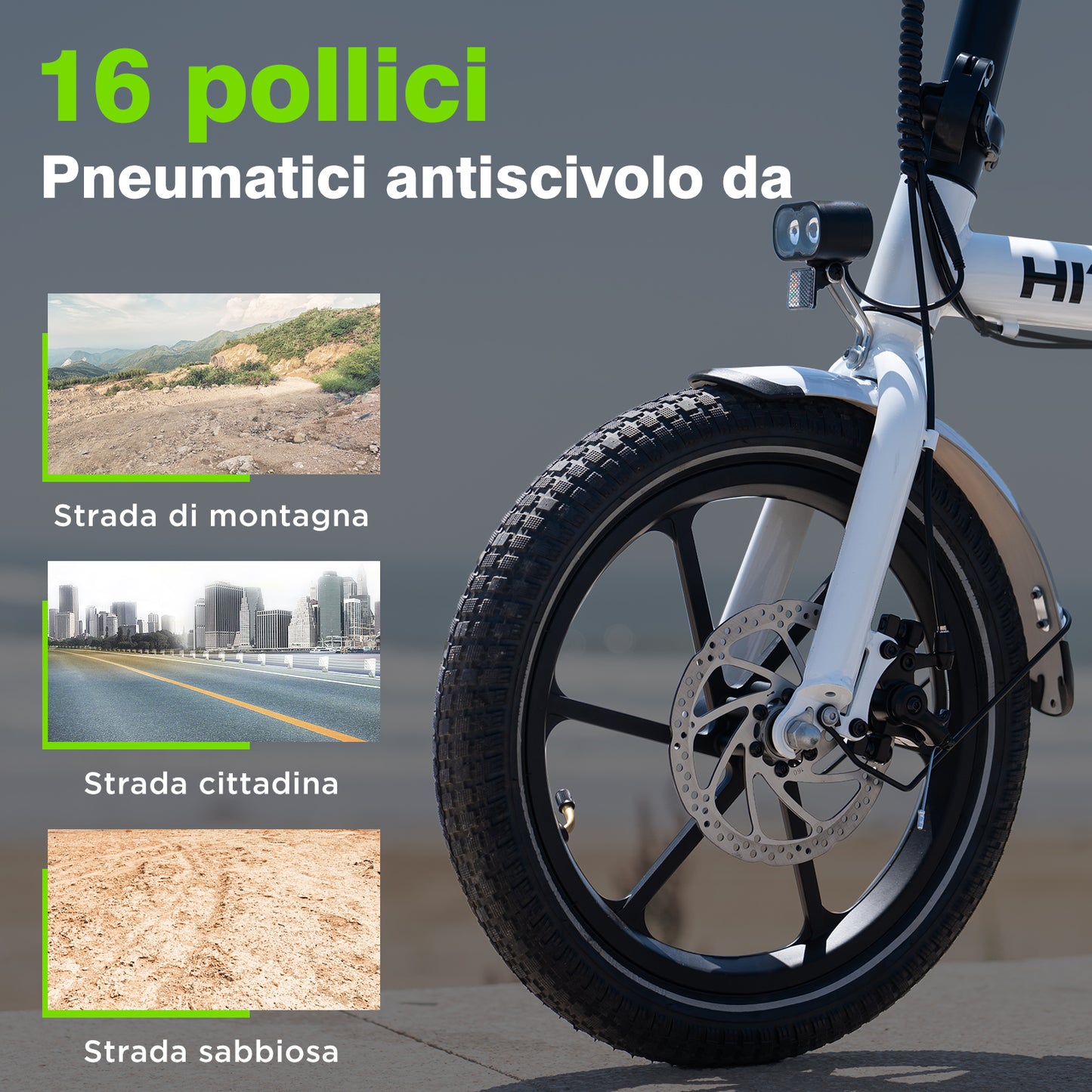 BK35S Bicicletta Elettrica Pieghevole