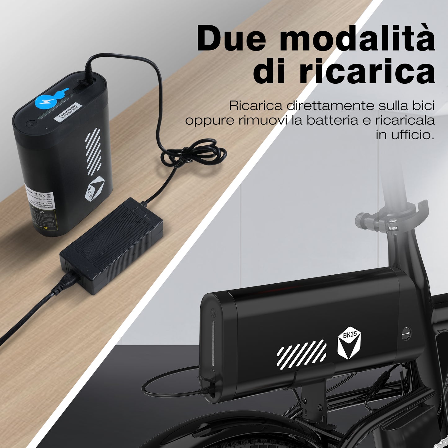 BK35S Bicicletta Elettrica Pieghevole