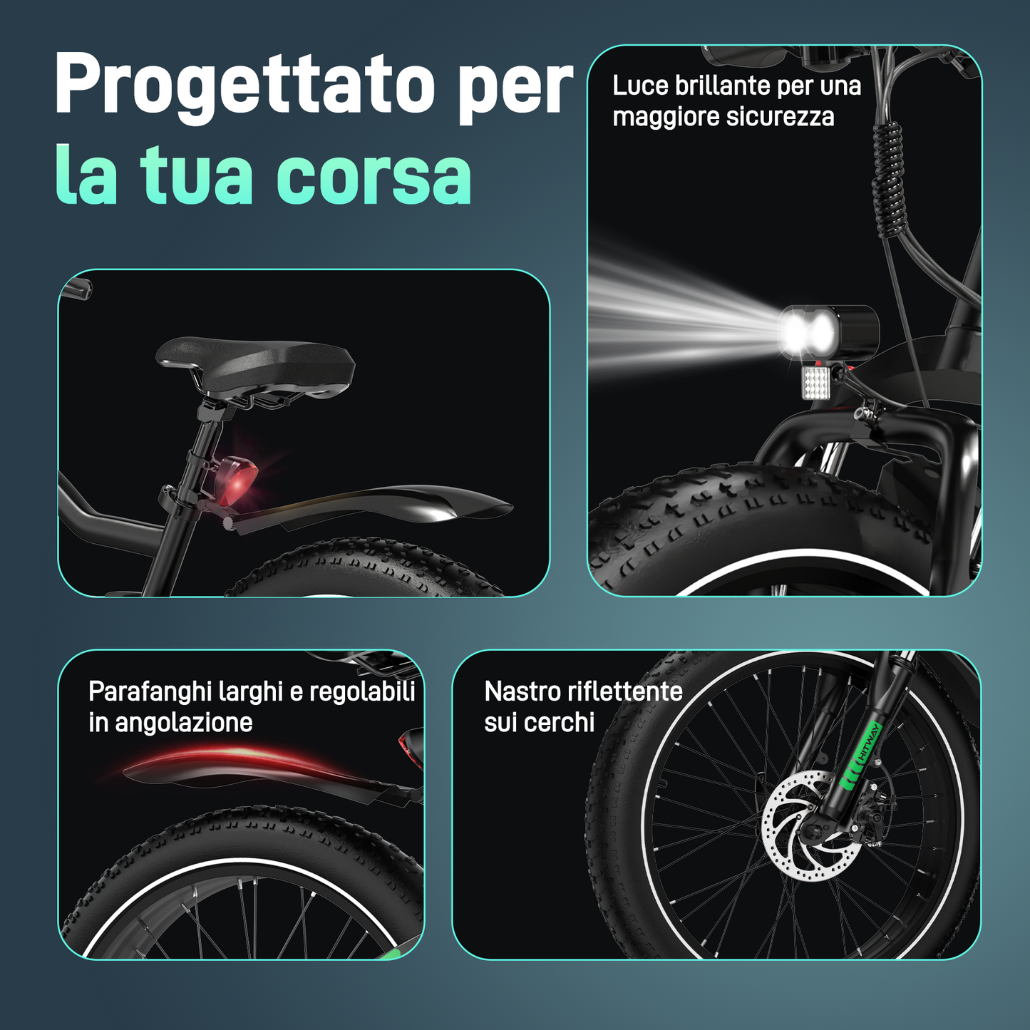 BK9S Fat bike elettrica