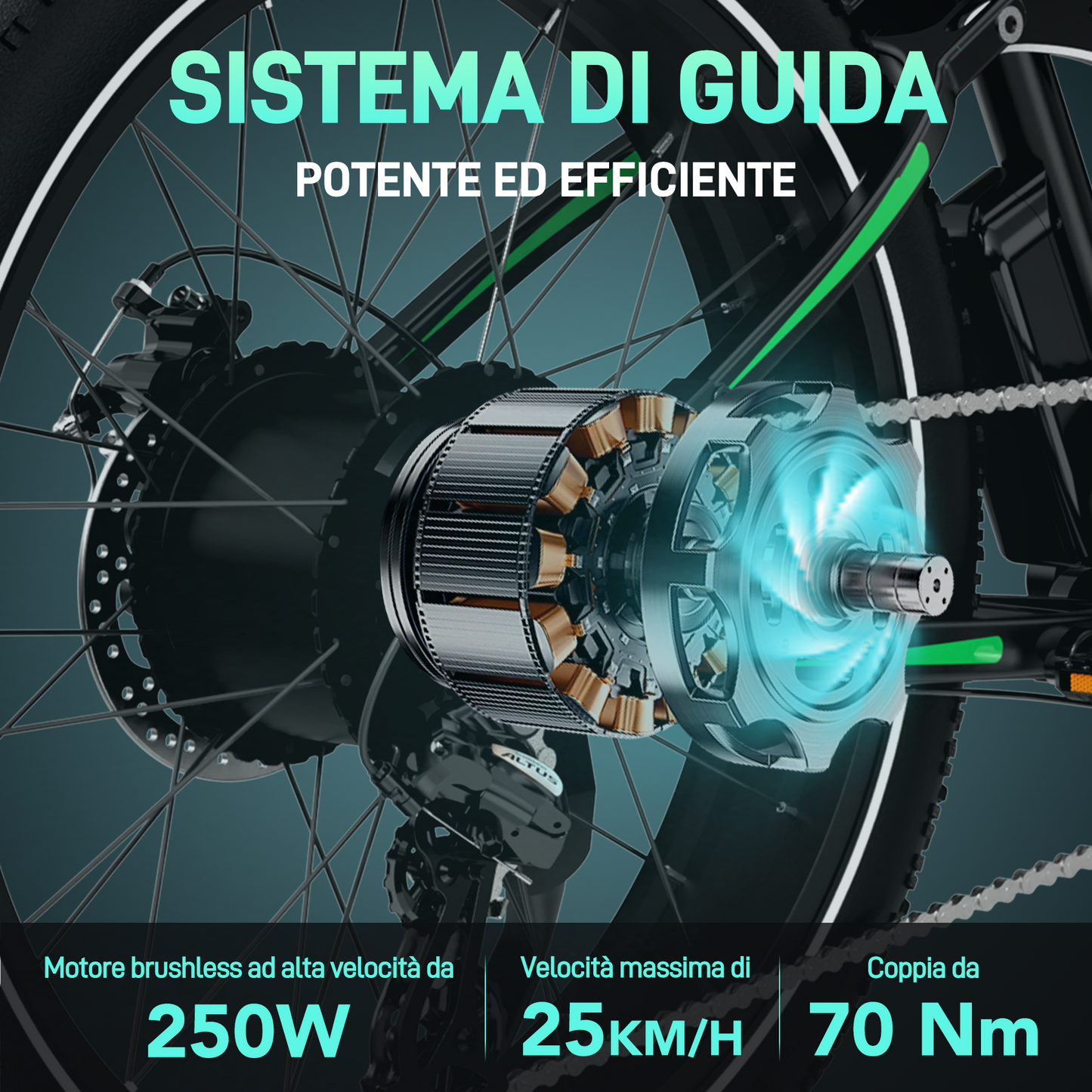 BK9S Fat bike elettrica