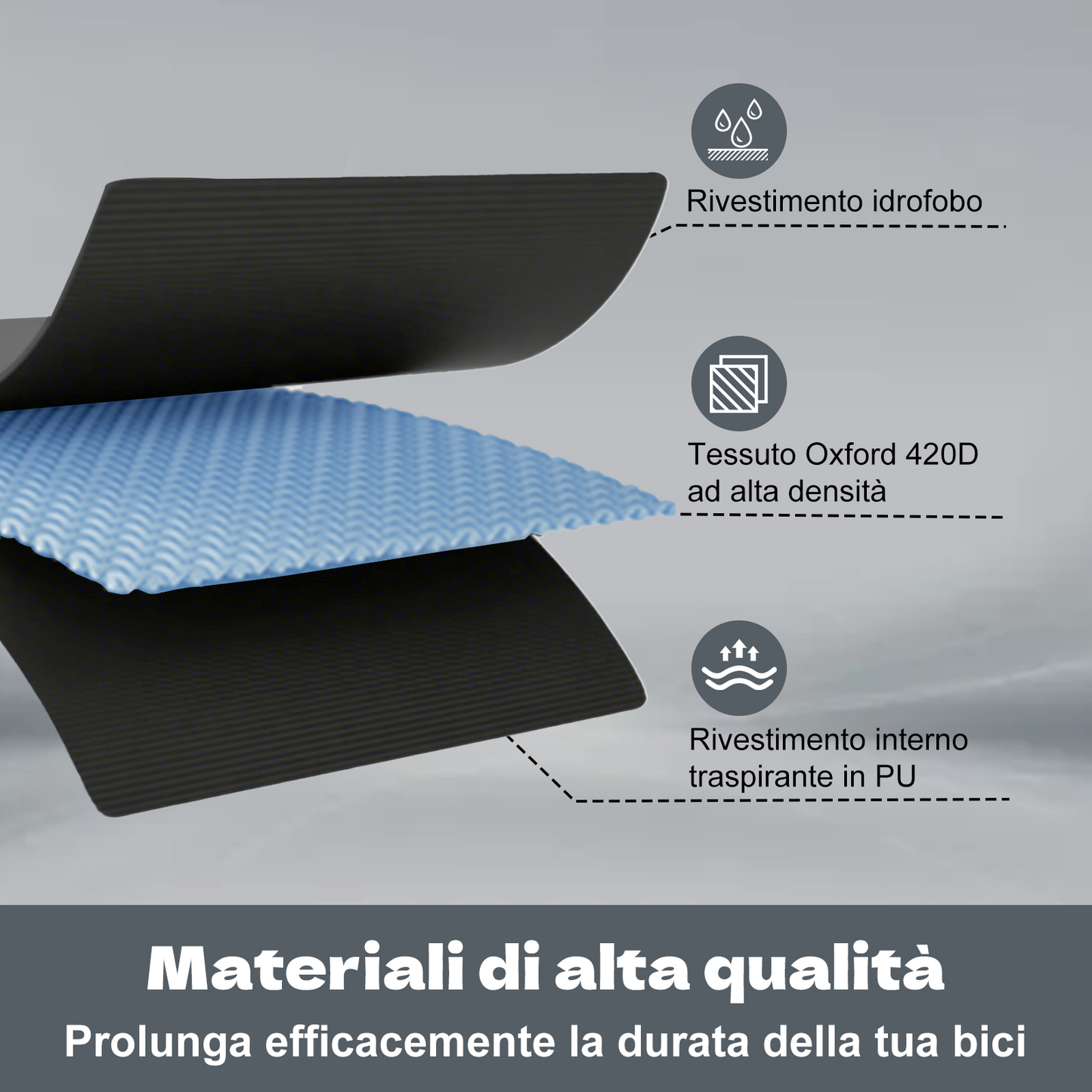 Copertura Bicicletta Impermeabile 420D