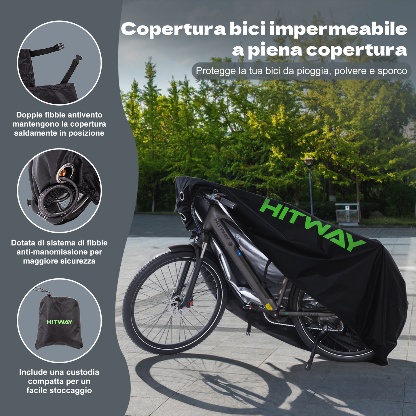 Copertura Bicicletta Impermeabile 420D