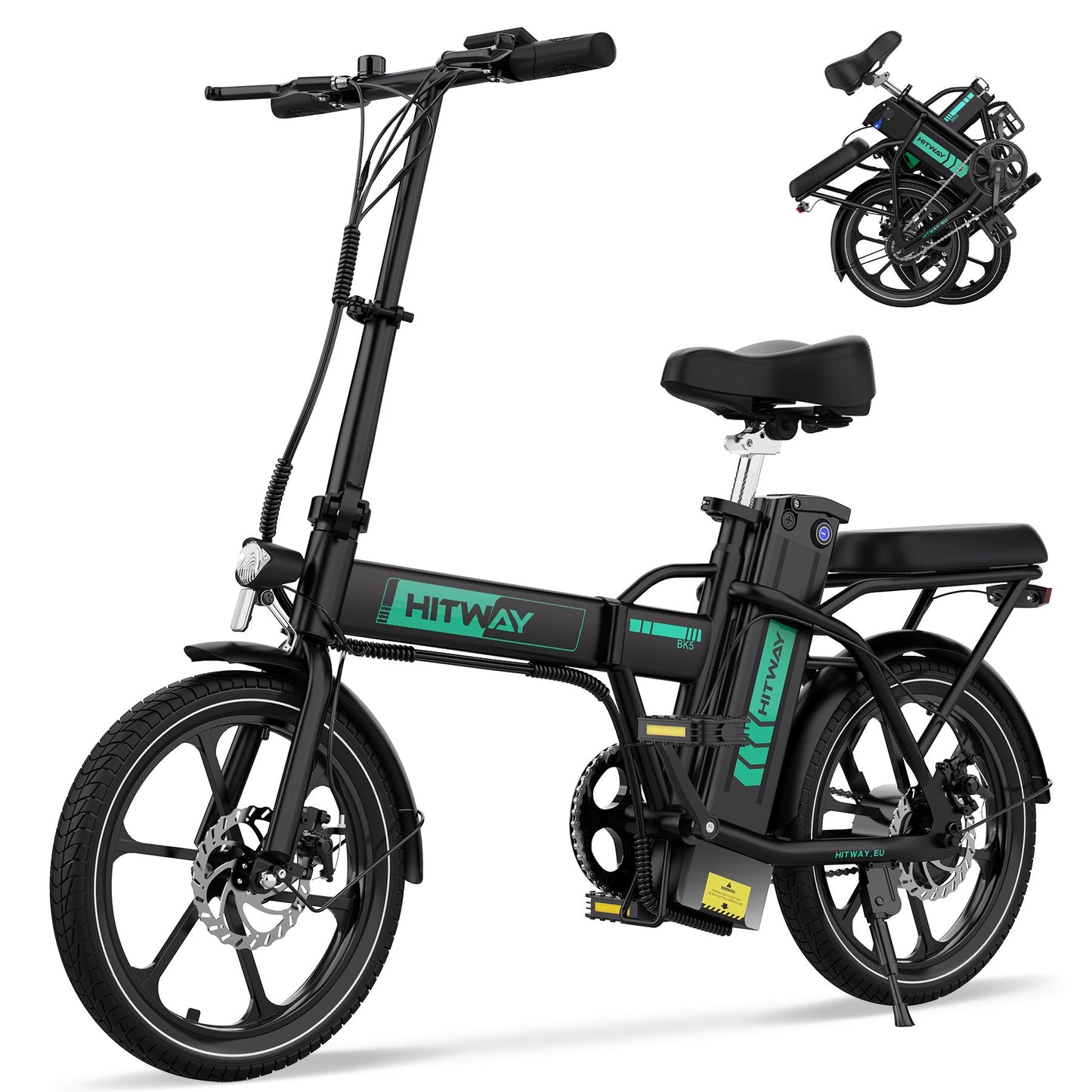 BK5S Bicicletta Elettrica Pieghevole