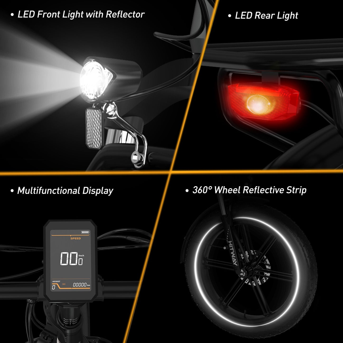 BK36 Bicicletta Elettrica Pieghevole