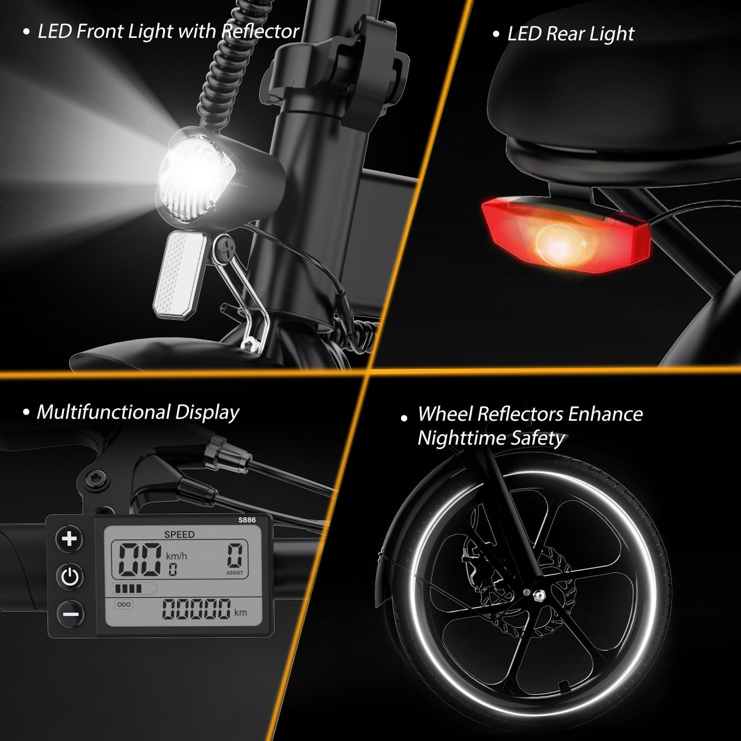BK5S Bicicletta Elettrica Pieghevole