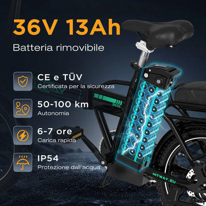 BK5SL Bici elettrica pieghevole