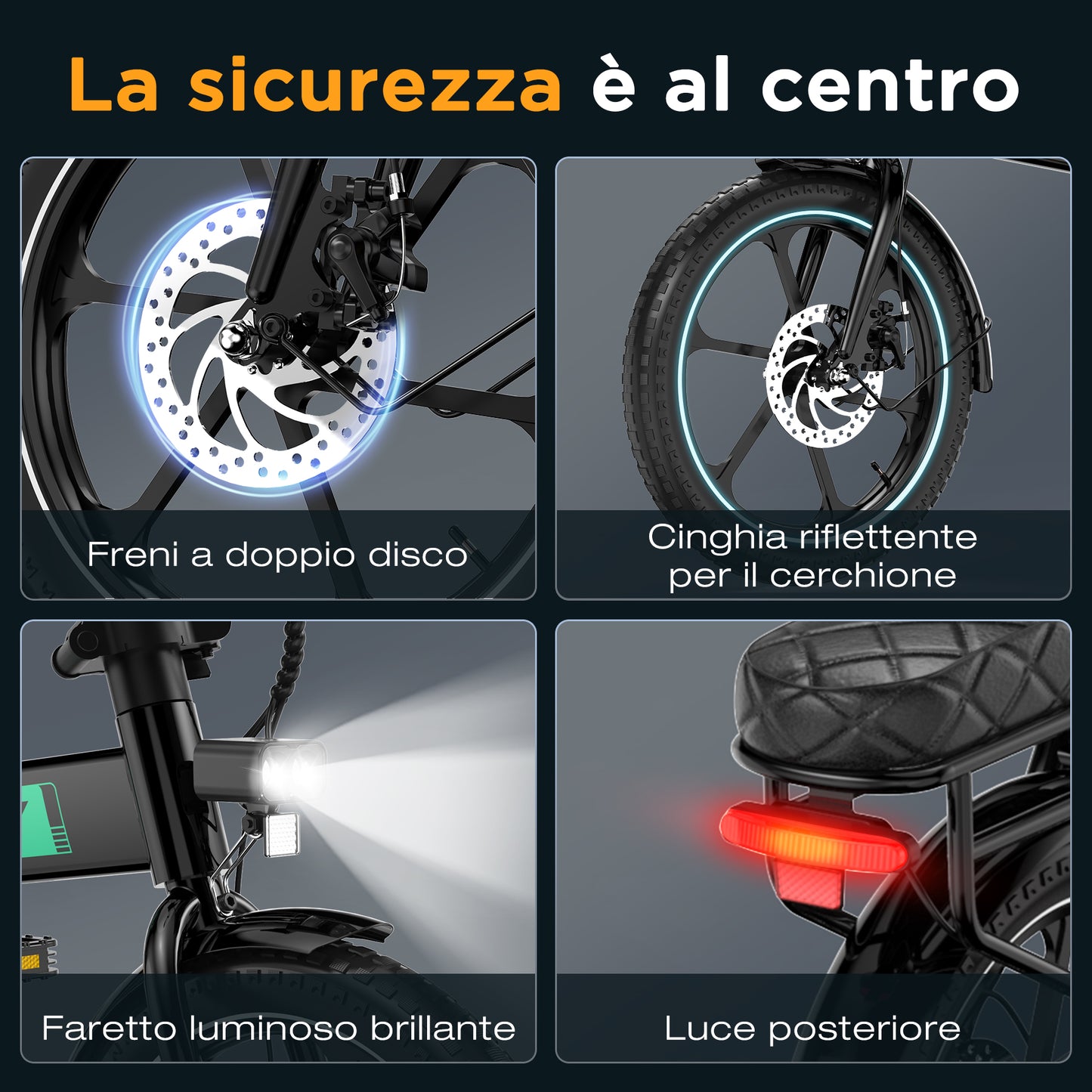BK5SL Bici elettrica pieghevole