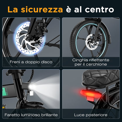 BK5SL Bici elettrica pieghevole