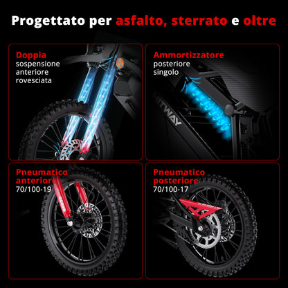 HT500 Moto Elettrica Off-Road