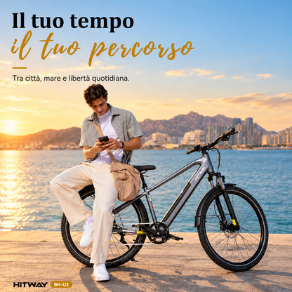 BK-U2 Bici Elettrica Trekking con Sensore di Coppia