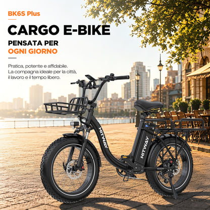 BK6S Plus Bici Elettrica Cargo
