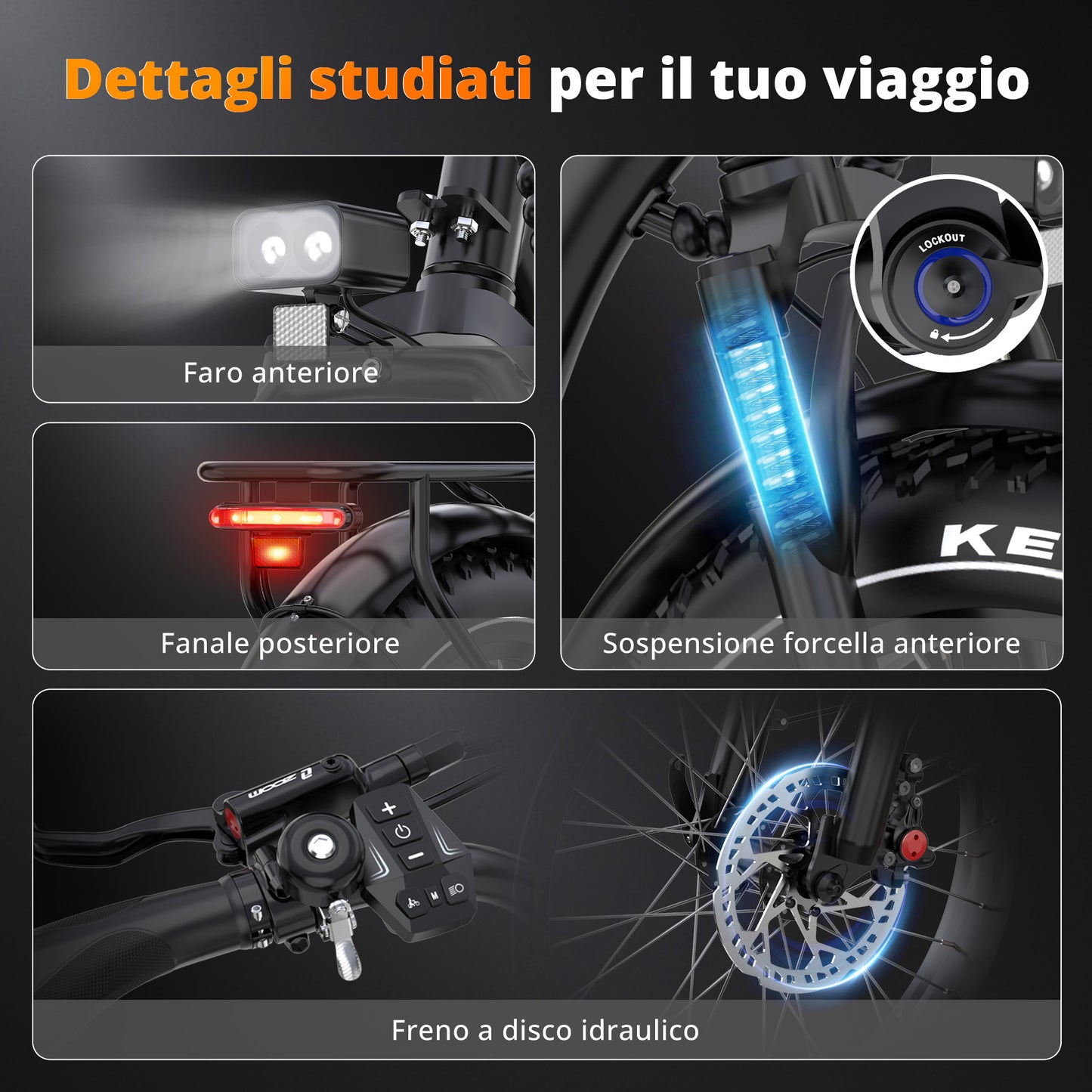 BK6S Plus Bici Elettrica Cargo