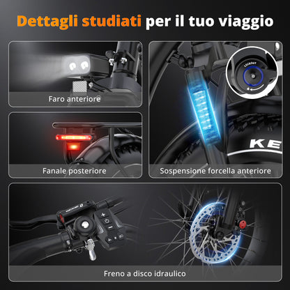 BK6S Plus Bici Elettrica Cargo