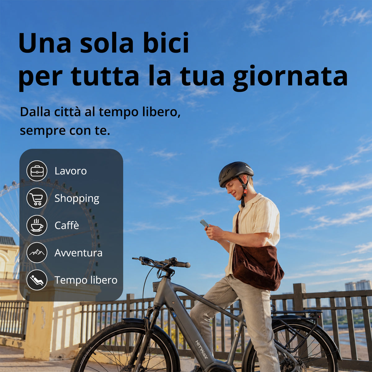 BK-S2 Bici Elettrica Trekking Bafang 120 Nm