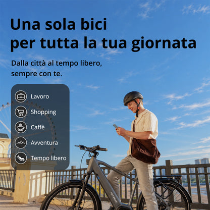 BK-S2 Bici Elettrica Trekking Bafang 120 Nm