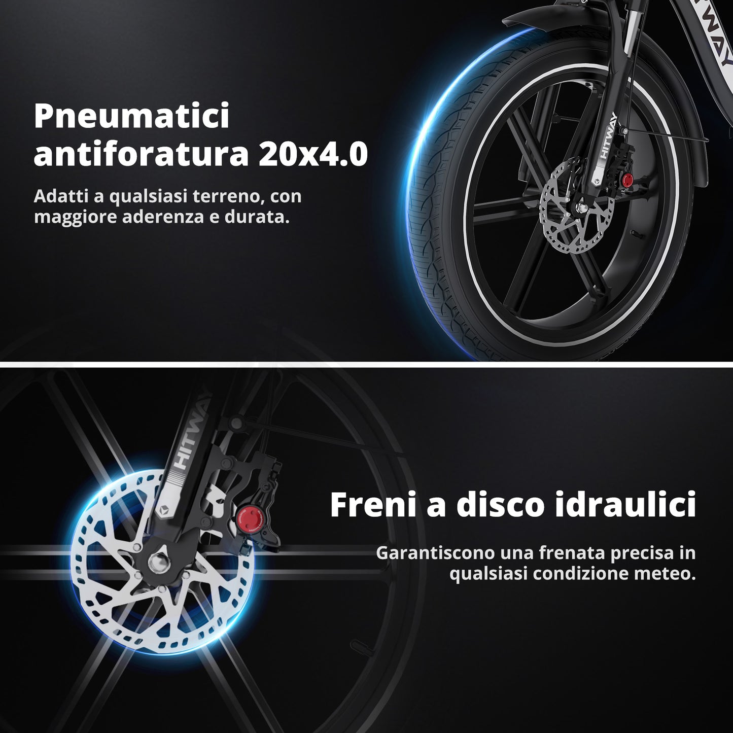 BK6S Pro Bici Elettrica Pieghevole