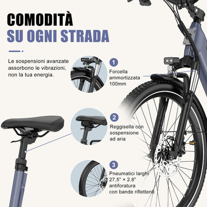BK-U3 E-Bike Trekking 27,5″