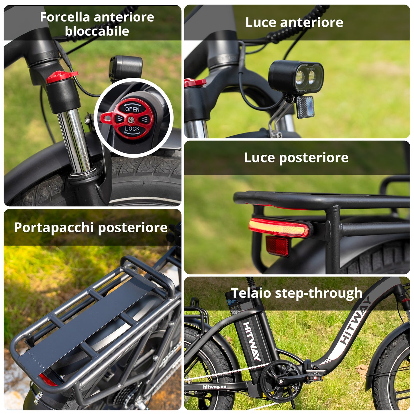 BK6S Pro Bici Elettrica Pieghevole