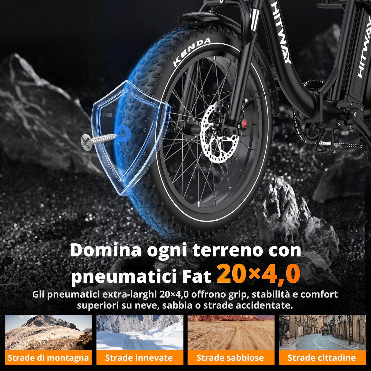 BK6S Plus Bici Elettrica Cargo