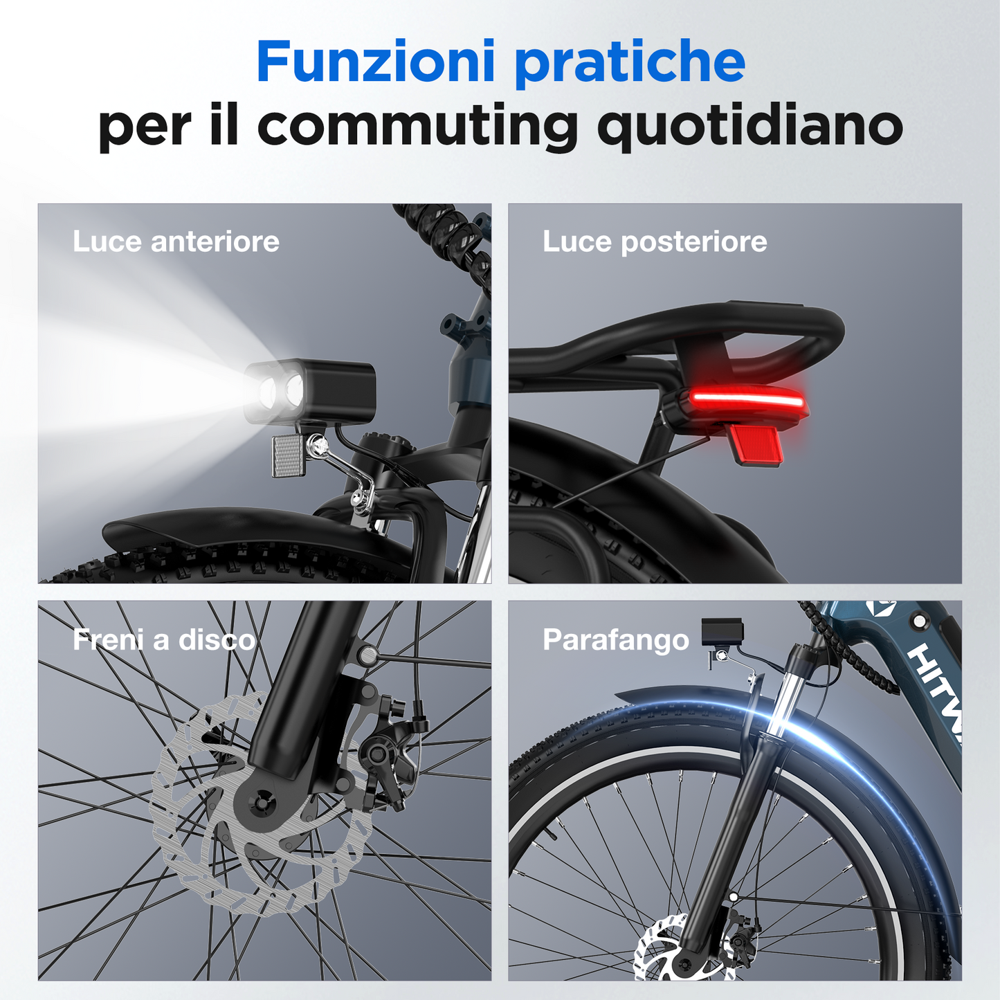 BK16 Bicicletta Elettrica da Città