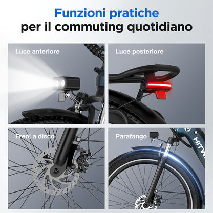 BK16 Bicicletta Elettrica da Città