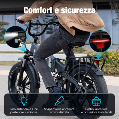 BK10S Pro Bicicletta Elettrica Pieghevole