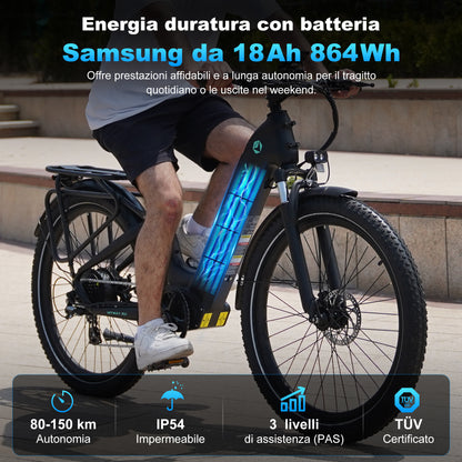 BK16 Bicicletta Elettrica
