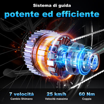 BK16 Bicicletta Elettrica