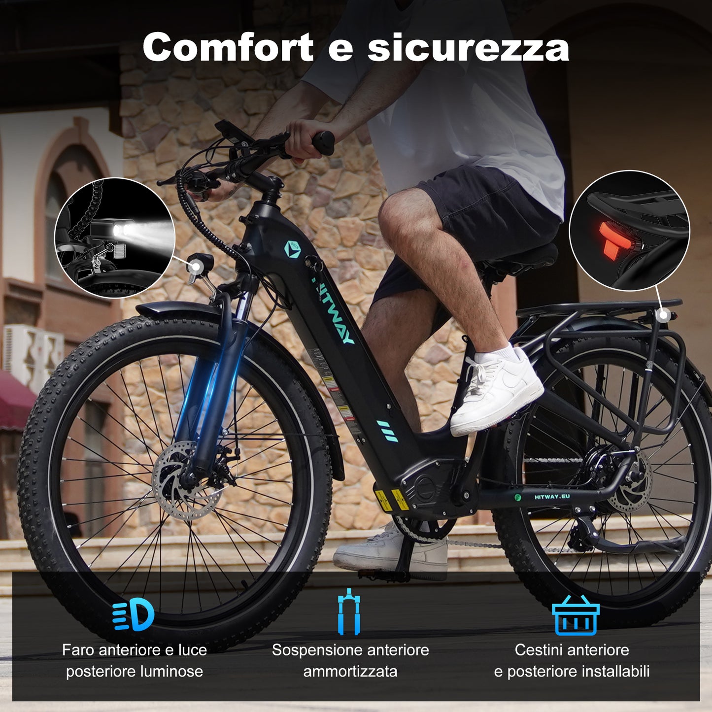 BK16 Bicicletta Elettrica