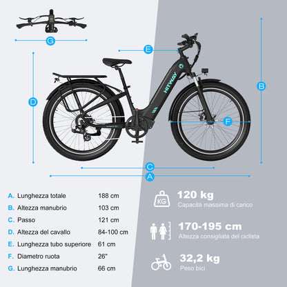 BK16 Bicicletta Elettrica