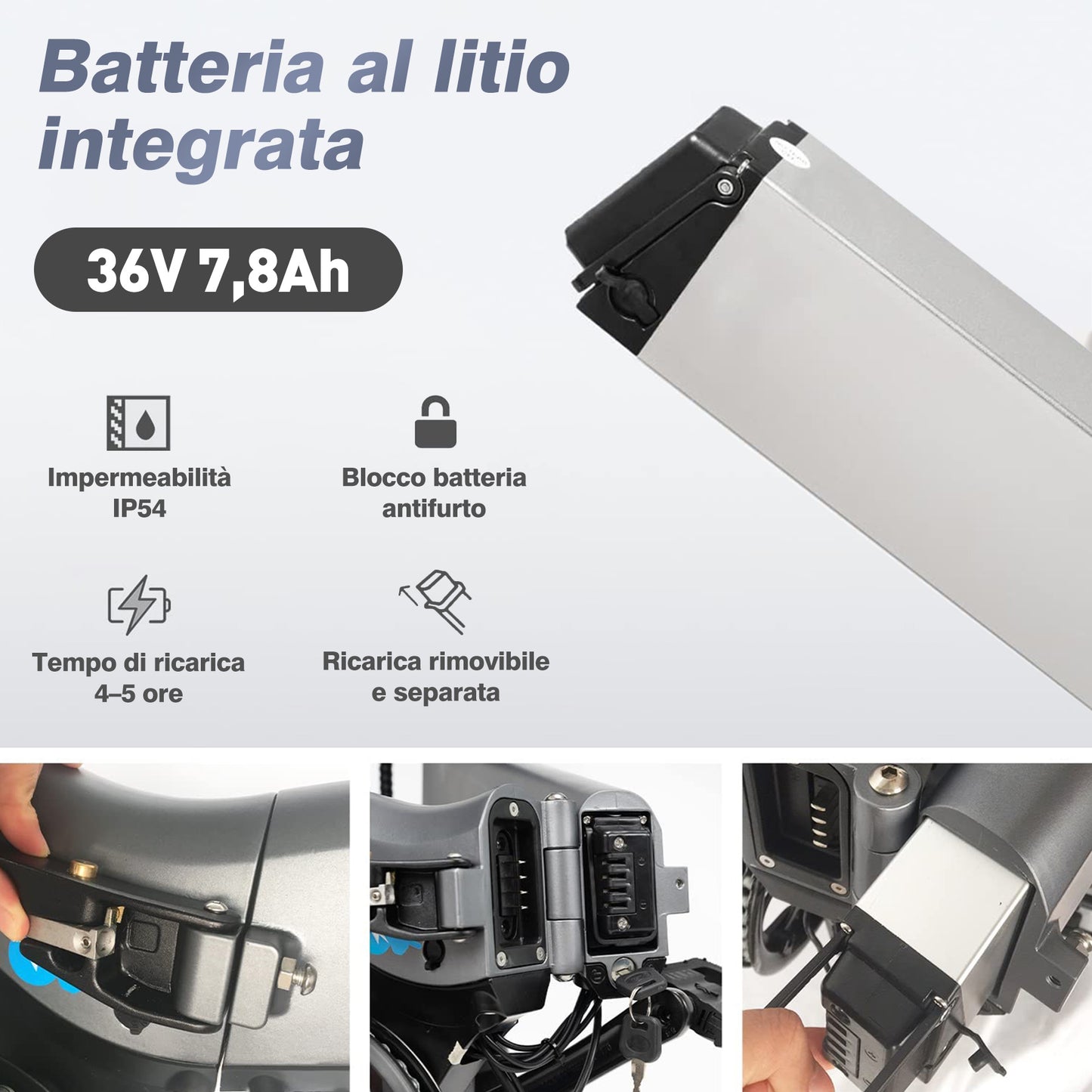 BK2 Bicicletta Elettrica Pieghevole