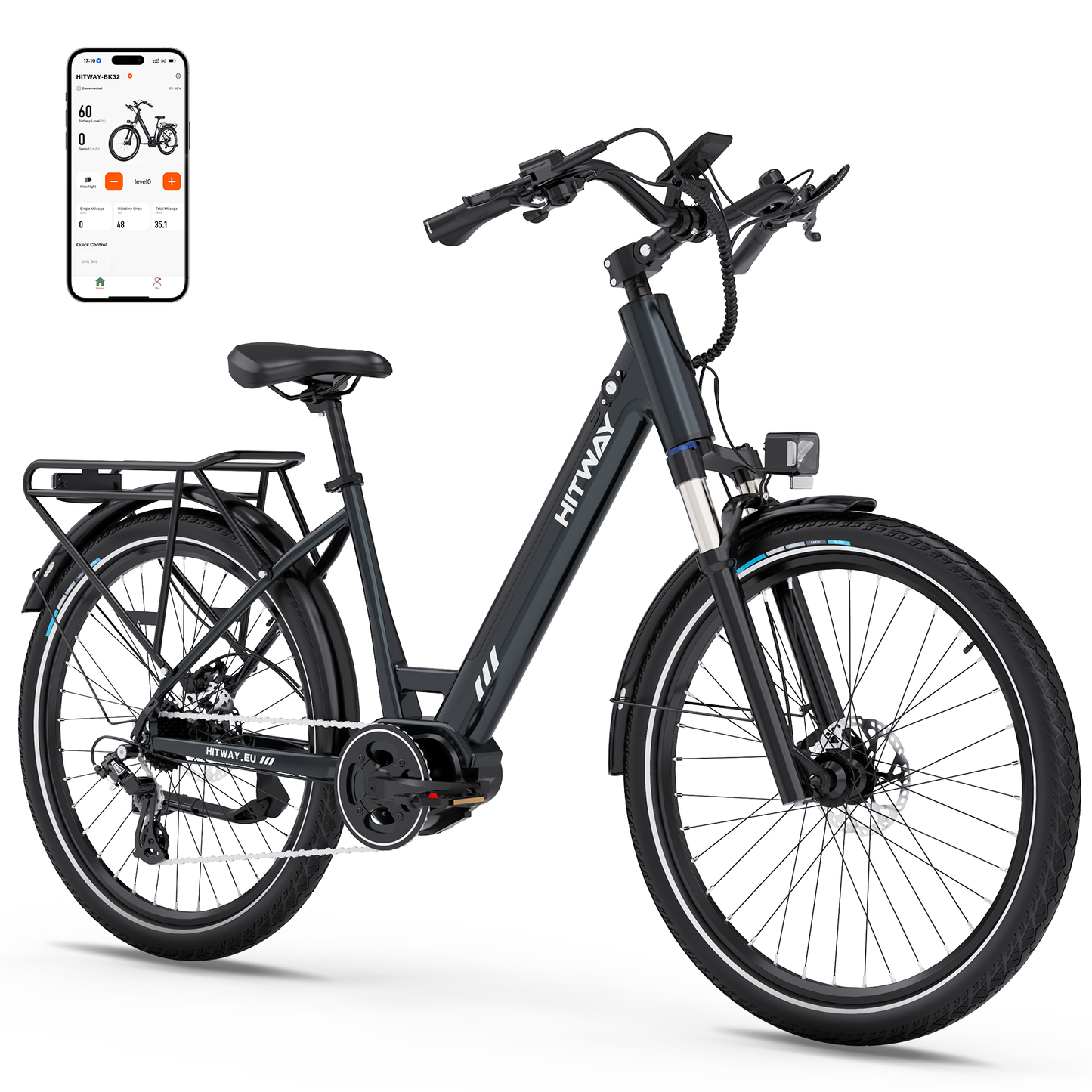 BK32 bici elettrica con motore centrale