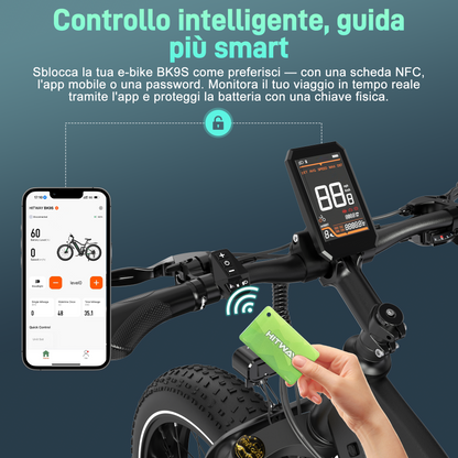 BK9S Fat bike elettrica