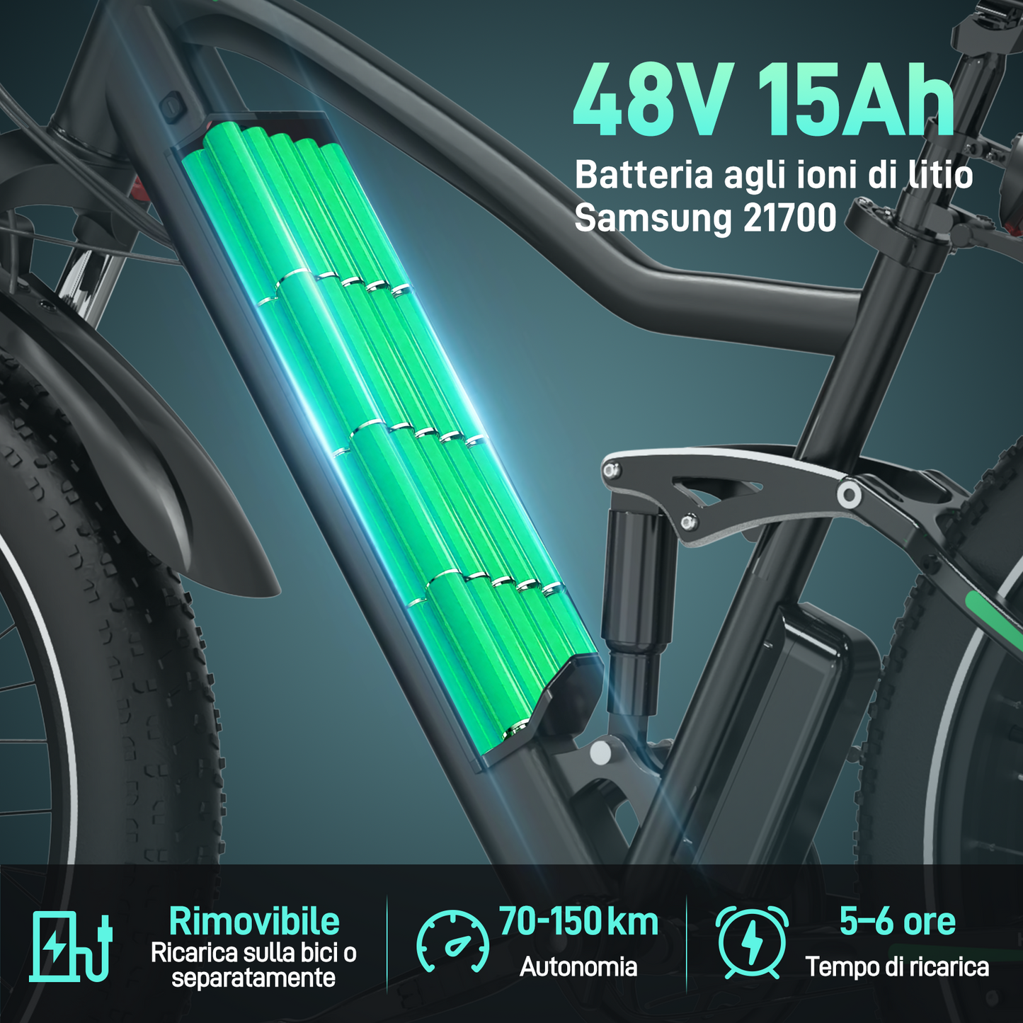 BK9S Fat bike elettrica