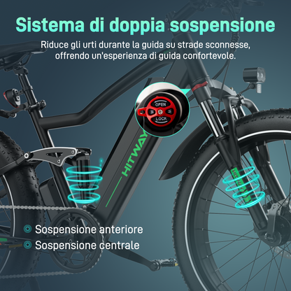 BK9S Fat bike elettrica