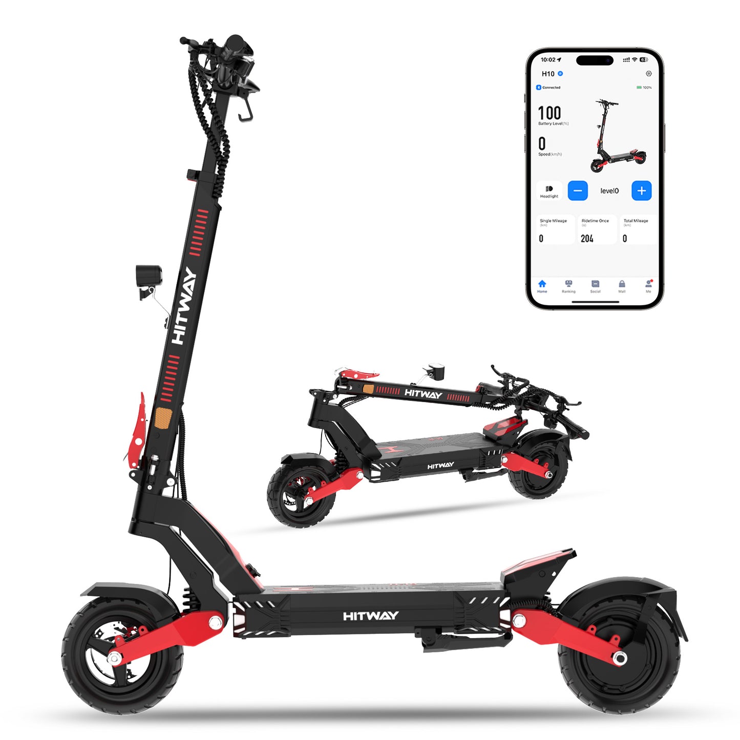 H10 Monopattino elettrico pieghevole