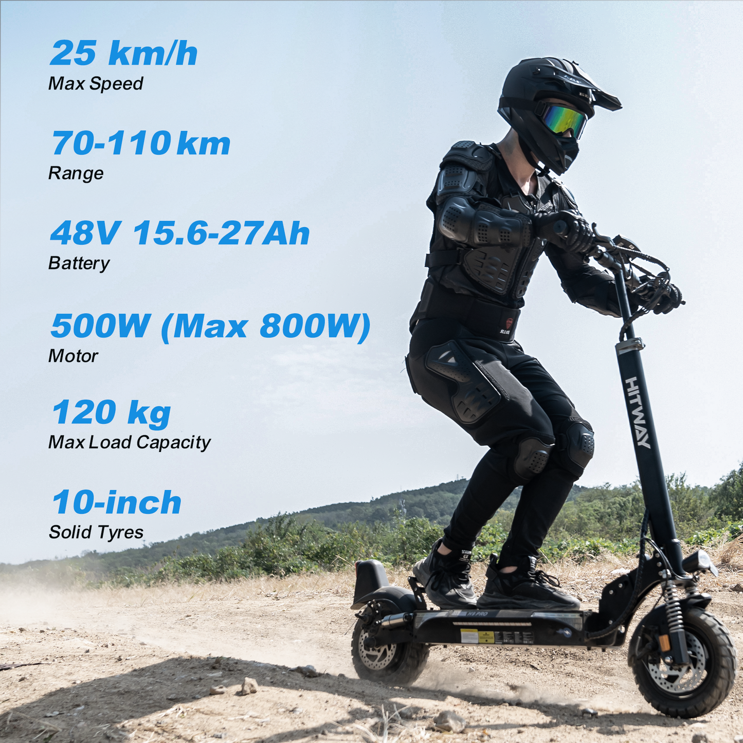 H9 & H9 Pro Monopattino Elettrico Pieghevole
