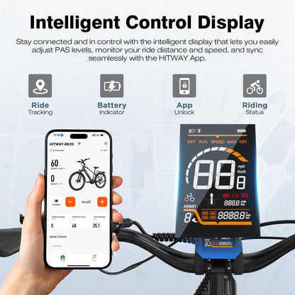 BK33 bici elettrica con motore centrale