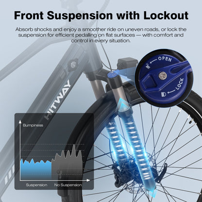 BK33 bici elettrica con motore centrale