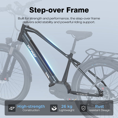 BK33 bici elettrica con motore centrale
