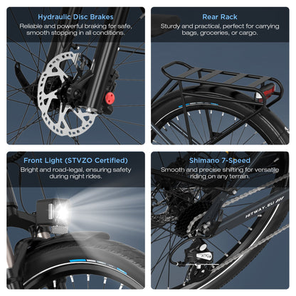BK33 bici elettrica con motore centrale
