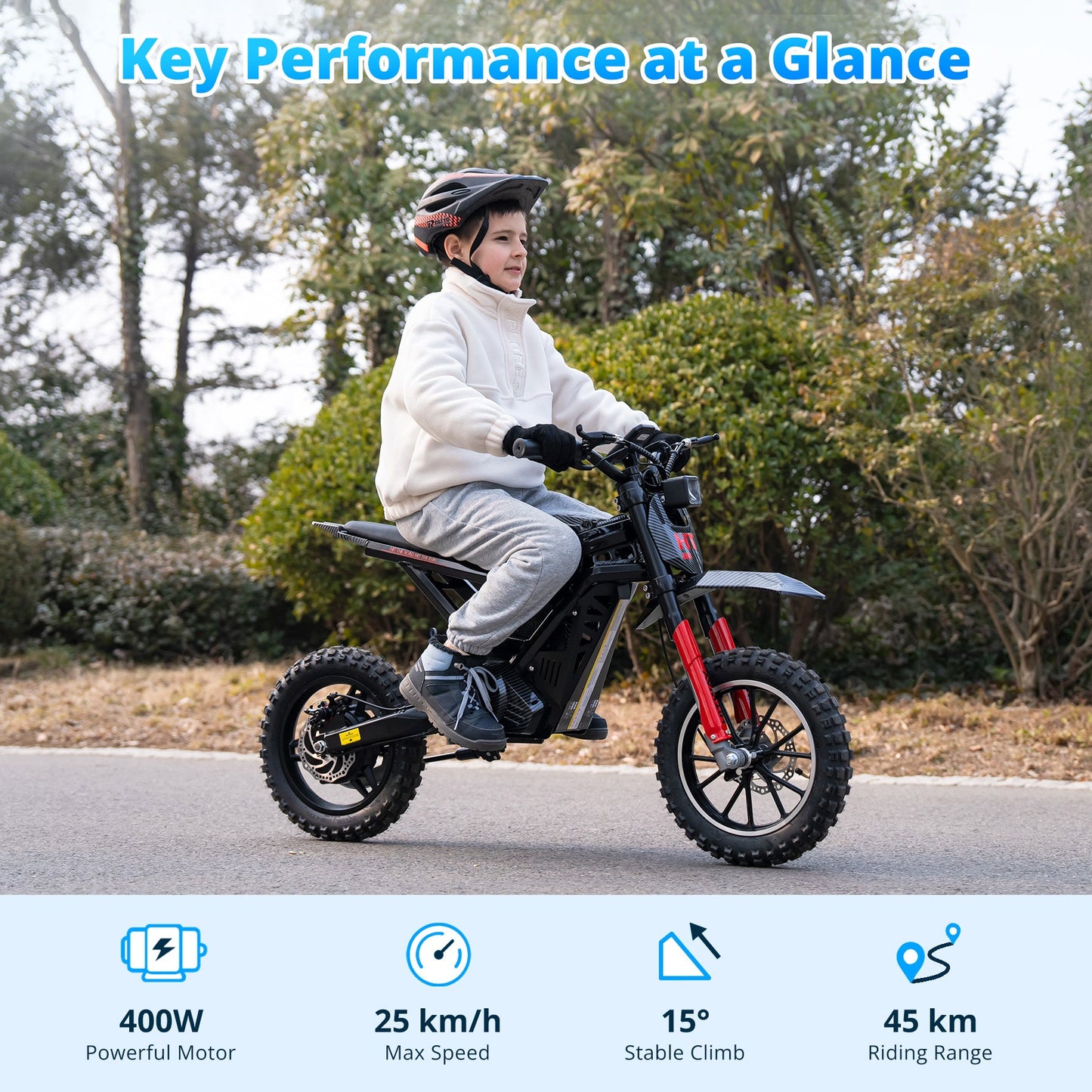 HT100 Moto Elettrica da Cross per Bambini