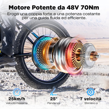 BK15 4.0 Fat bike elettrica