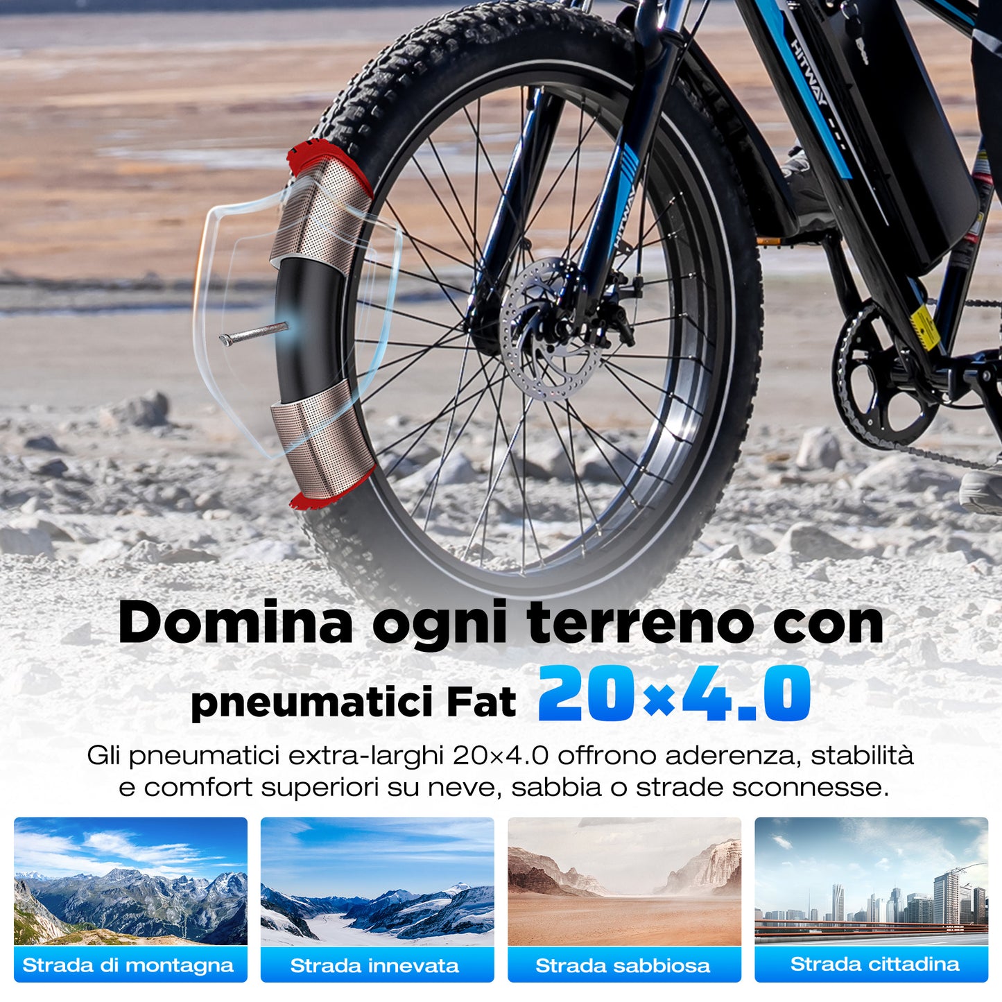 BK15 4.0 Fat bike elettrica