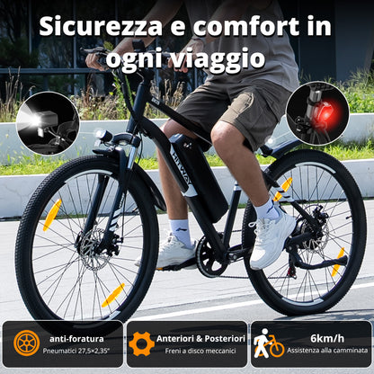 BK15 Pro bici elettrica urbana 27,5"